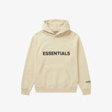 Fear of God Essentials Hoodie Applique Logo Buttercream
