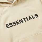 Fear of God Essentials Hoodie Applique Logo Buttercream