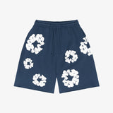 Denim Tears The Wreath Sweat Shorts Navy