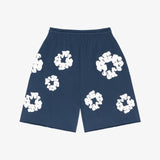 Denim Tears The Wreath Sweat Shorts Navy