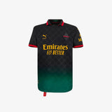 Off-White™ x Puma AC Milan Authentic Jersey Black/Power Green