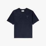 AMI De Coeur Deco T-Shirt Navy