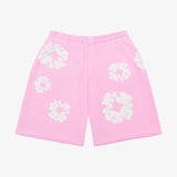 Denim Tears The Wreath Sweat Shorts Powder Pink