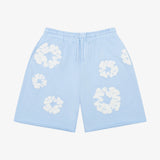 Denim Tears The Wreath Sweat Shorts Powder Blue