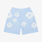 Denim Tears The Wreath Sweat Shorts Powder Blue