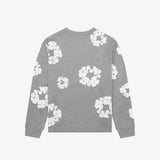 Denim Tears Cotton Wreath Long Sleeve T-Shirt Grey