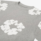 Denim Tears Cotton Wreath Long Sleeve T-Shirt Grey