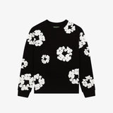 Denim Tears Cotton Wreath Long Sleeve T-Shirt Black