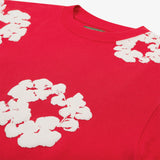 Denim Tears Cotton Wreath Long Sleeve T-Shirt Red