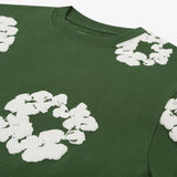Denim Tears Cotton Wreath Long Sleeve T-Shirt Green