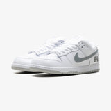 Nike SB Dunk Low Supreme 94 White Metallic Silver