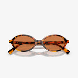 Miu Miu Regard Sunglasses Camel Beige Lenses