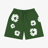 Denim Tears The Wreath Sweat Shorts Green