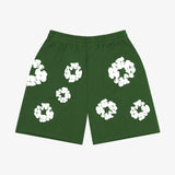 Denim Tears The Wreath Sweat Shorts Green