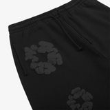 Denim Tears Mono Wreath Sweat Shorts Black