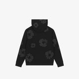 Denim Tears Mono Wreath Hoodie Black