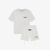 Fear of God Essentials Light Oatmeal Set (T-Shirt+Calções)